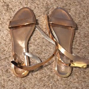 Asos rose gold sandal